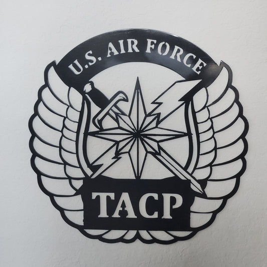 24x24 Metal TACP Crest