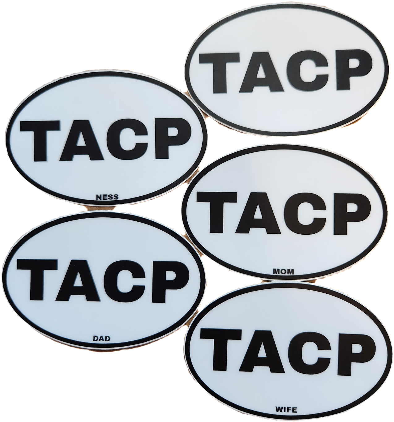 TACP Oval Stickers - Dad (additional versions returning soon)