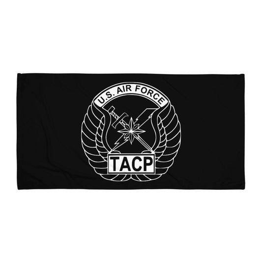TACP Beach Towel Black